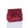 Velvet Portable Lipstick Bag  Letter Embroidery Clutch Small Purses Travel Makeup Pouch Storage Bags Cosmetic Bag Organizer Case