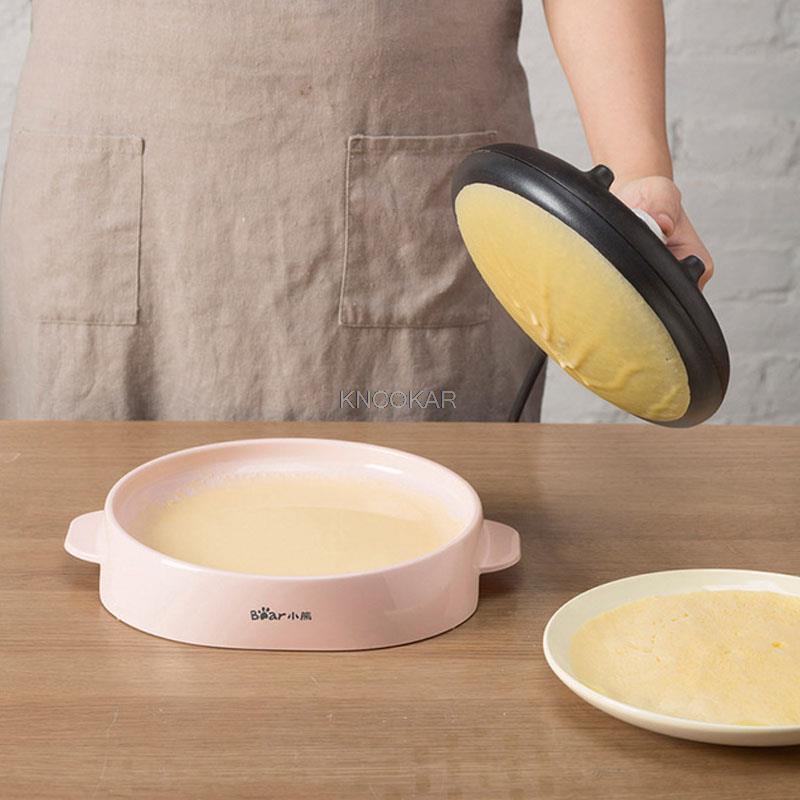 220V Auto Pancake Machine Household Small Biscuits Machine Roll Skin Spring Cake Electric Baking Pan Tortita Pancake Pan 600W