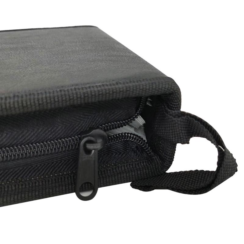 40 Disc Cd Storage Bag Case Double-Side Hard Album Home Dvd Organizer Box