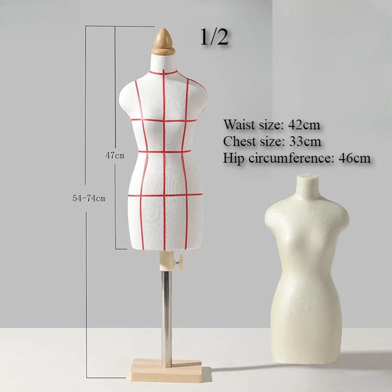 Mini Female Mannequin for 1/2 1/3 1/4 Doll Clothing Display Stand DIY Dollhouse Miniature Ornaments Supplies