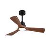 42-Inch Ceiling Fan with Light and Remote Control, Dimmable, Walnut Color, Quiet DC Motor, Indoor and Outdoor, for Patio, Bedroom, Office (no M