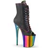 Fashion New Stripper Sexy Knight Female 8 Inch High Heels Platform Ankle Boots Women Winter Gothic Shoes Pole Dancing Boot