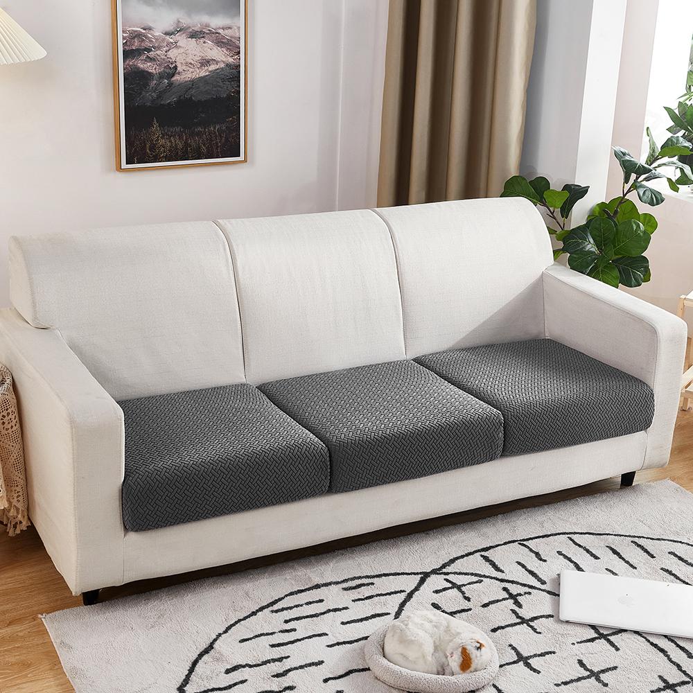 Жаккардовые Чехлы на Подушки Сиденья Дивана Эластичный Чехол на Кресло-воздушный шар Угловые Чехлы на Диван Мебельный Чехол на Сиденье Дивана для Гостиной для Дома