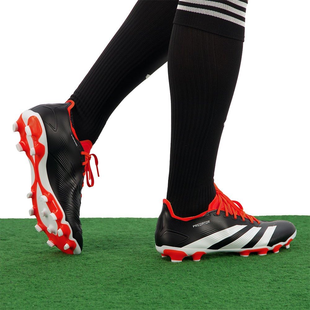 Мужские футбольные бутсы Adidas Predator League L MG, MDK11, Черный, Размер 27.5 см