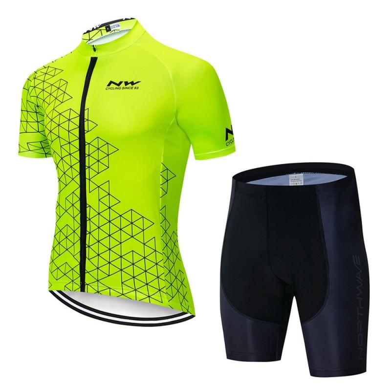Men Women Cycling Jersey Set Short Sleeve Quick Dry Breathable Compression Fit Bike Riding Outfit