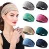 Women Sweat Bands Non Slip Workout Headbands Sports Yoga Running Headband Moisture-Wicking Breathable Fabric Headband