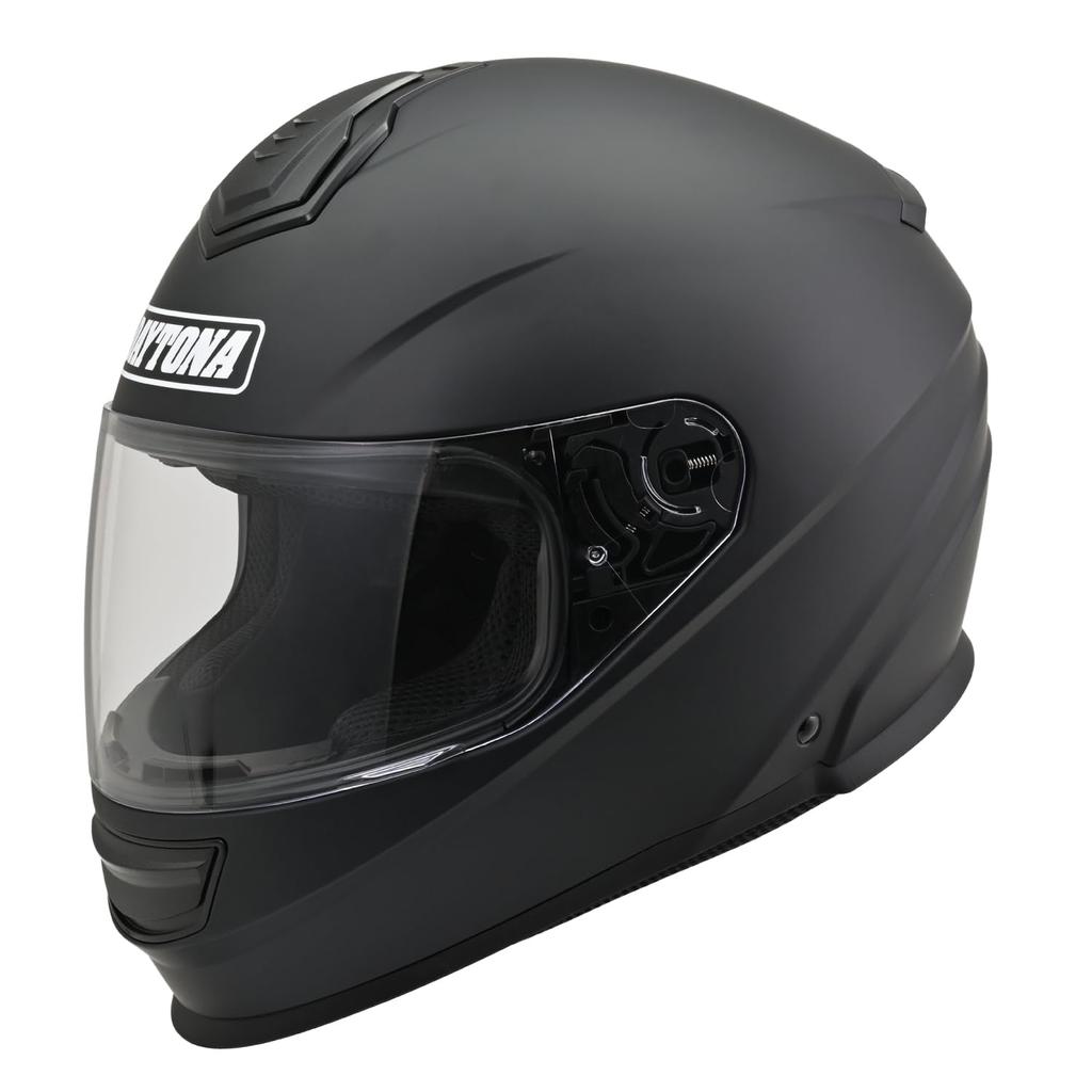 Daytona Motorcycle SG Pinlock Sheet Speaker Matte Size M 46522 DN-003NM Full-Face Helmet, Standard, ABS+PC, Included, Holes, Black, (57-58cm),