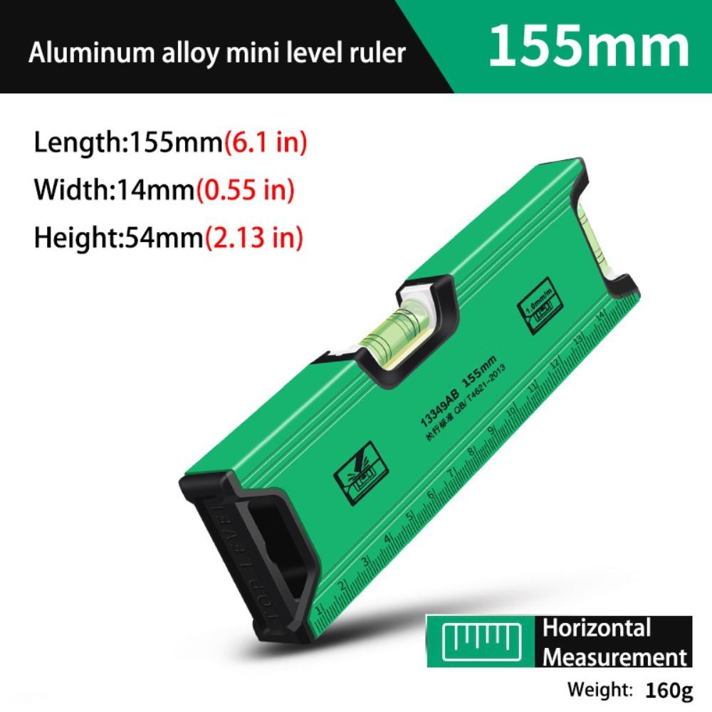 with Metric Magnetic Level Gauge Horizontal & Vertical Measure Level Ruler Portable Angle Finder