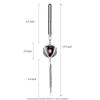 wzbn2 Car Metal Badge Rearview Mirror Hanging Pendant Decoration For Seat Cupra Leon Mk2 FR Toledo Ibiza 6j Ateca Altea Arosa Tarraco