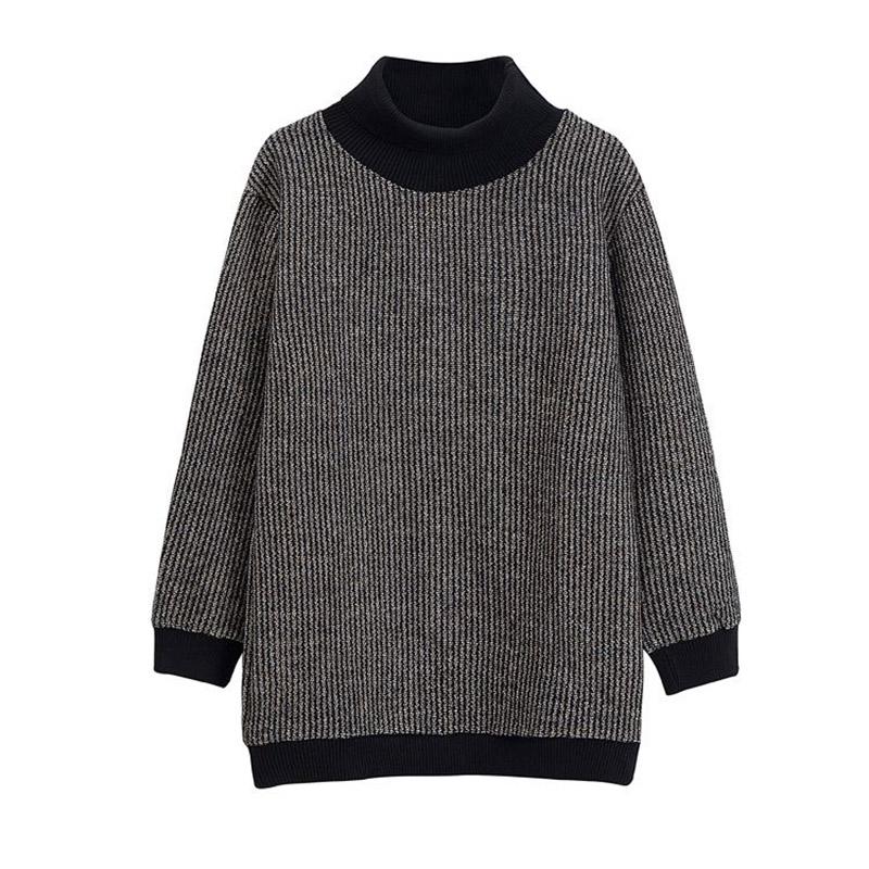 Толстовка женская хлопковая блузка свободного покроя с высоким воротом, свитер, топы