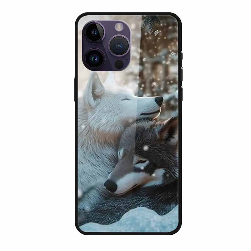 Закаленное Стекло Чехол Для iphone 15 Pro Max Чехол Жесткое Стекло Задняя Крышка Мягкий ТПУ Бампер Для iphone 16 Pro Max Чехол для Телефона 16Pro Max