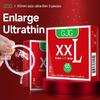 GJG Ultra-Thin Extra Large Long-Lasting Condoms, 3-Pack, Authentic & Safe