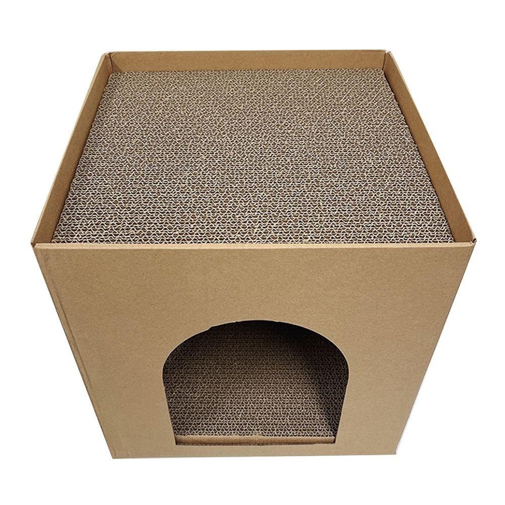 Защитная мебель для кошачьего дома Картонная коробка для кошек Когтеточка для кошек Коврик для домашних животных Игрушки для кошек
