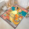Potdemiel Japanese Anime Classic Charizard Card Printed Carpet Living Room Mats Bedroom Decor Rug Crawl Mat Great Holiday Gift
