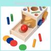 Educational Early Wooden Gear Coin Box Puzzle Toy Children Development Gift