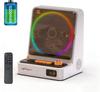 Портативный CD-плеер, Портативный CD-плеер Hi-Fi стерео с Bluetooth, Настольный Bluetooth-плеер для дома с пультом дистанционного управления, RGB-подсветка