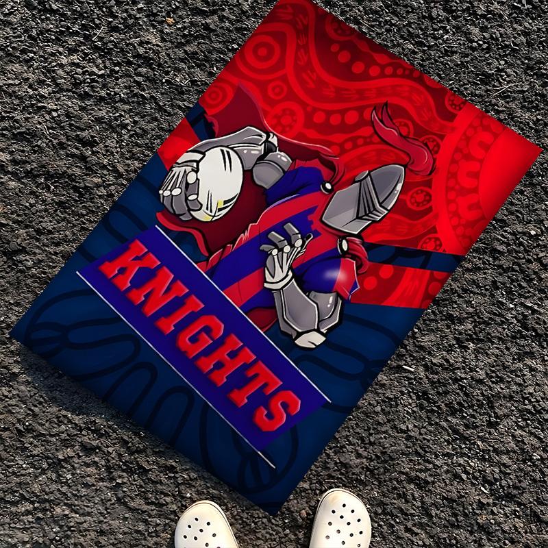 Knights Polyester Carpet, Soft Indoor Mat for Office Chair, Living Room, Computer Desk - Decorative Home Office Rug Design