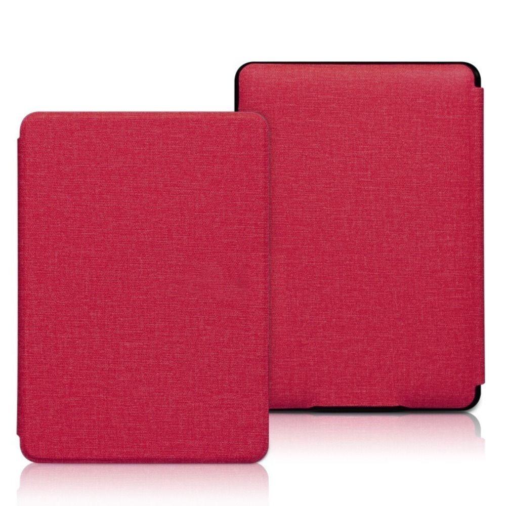 Leather C2V2L3 Folio Cover Auto Sleep/Wake Protective Shell for Kindle 2024 (12th Generation)