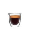 Bialetti Florence Double Wall Heat Resistant Pack of 2 Glass, Glass, 80ml,