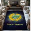 Hammarby Printed Crystal Velvet Rug Non‑Slip Crystal Velvet Carpet For Sofa Bedroom Indoor Home Decoration