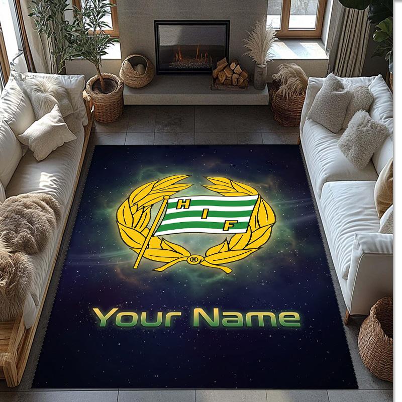 Hammarby Printed Crystal Velvet Rug Non‑Slip Crystal Velvet Carpet For Sofa Bedroom Indoor Home Decoration