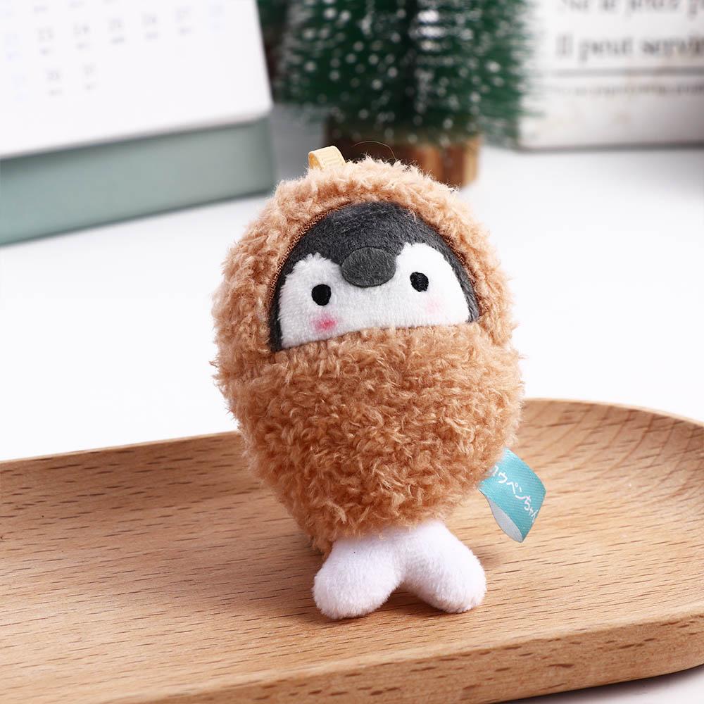 Pendant PP Cotton Sauna Women Key Holder Penguin  Pendant Plush Key Chain Korean Style Key Buckle