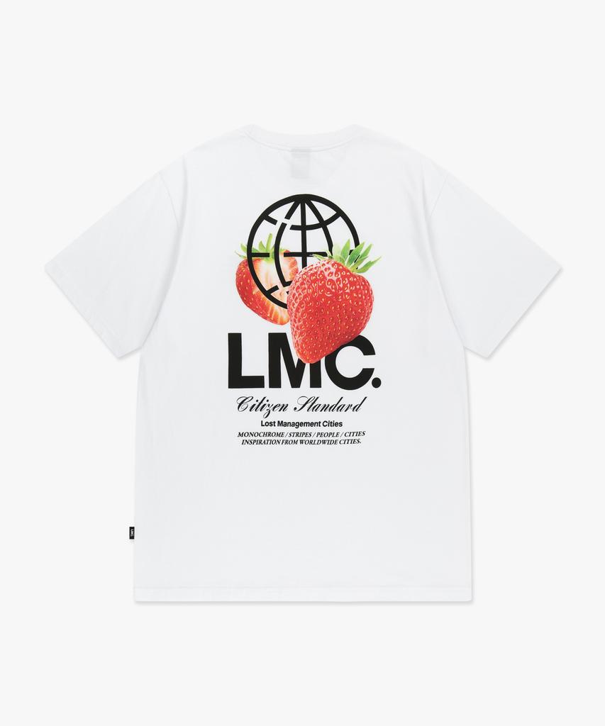 LMC Клубничный Глобус Футболка Белая