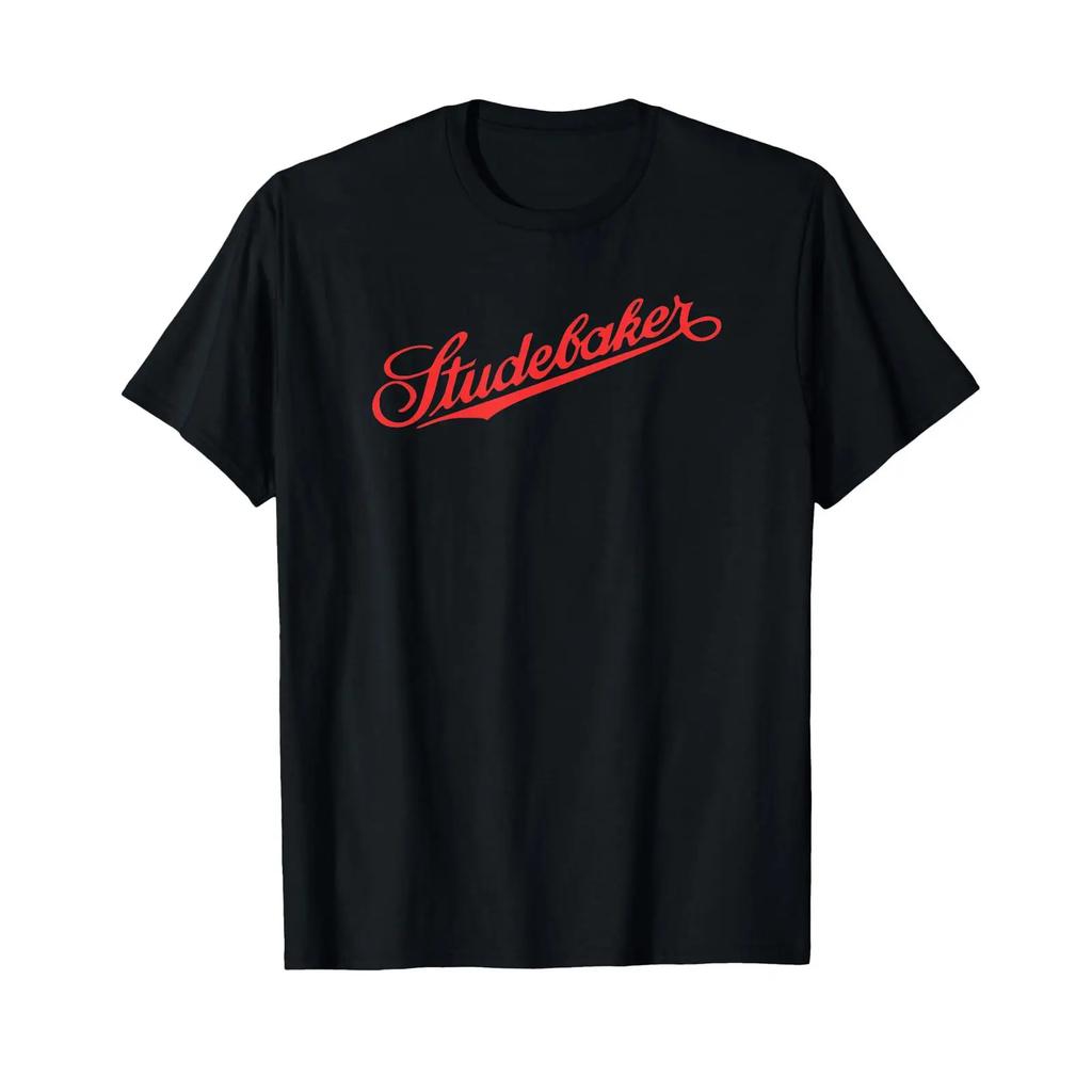 Vintage Studebaker Logo Design T Shirt Vintage Washed Comfortable Casual Homme Stylish Graphic Stretched Fashion Versatile