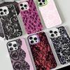 Чехол для телефона в кружевном стиле для крутой девушки, для IPhone 16 15 14 13 12 11 Pro Max X XR XSMAX 8 7 Plus, матовый, ударопрочный задний чехол