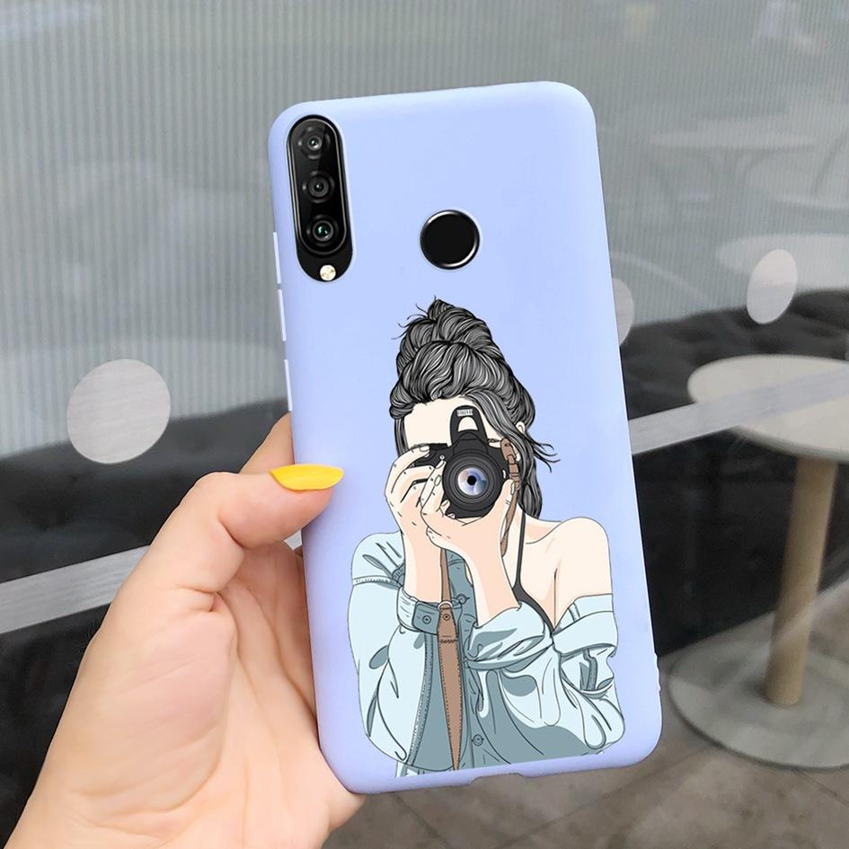 For Huawei P30 Lite Pro Case Fashion Girls Butterfly Bees Soft Fundas For Huawei P30 Pro VOG-L29 ELE-L29 P 30 Lite P30lite Coque