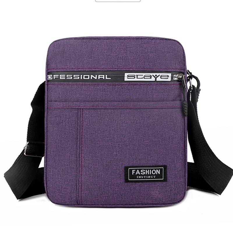 Водонепроницаемая мужская сумка Oxford большой вместимости, мужская квадратная сумка через плечо, повседневная сумка через плечо