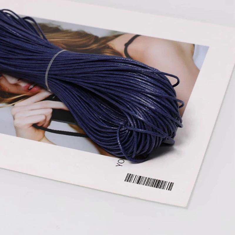 Текстура колотого льда Разноцветные ПУ ремешки Круглый шнур из искусственной кожи Плетеная веревка для рукоделия Изготовление ожерелий и браслетов 45 м 2 мм