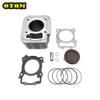 Motorcycle For LONCIN YB300H Cylinder Kit 76mm Cylinder Block Piston Pin Ring Seal Gasket KEWS K23 HENGJIAN S7 4-stroke Engine