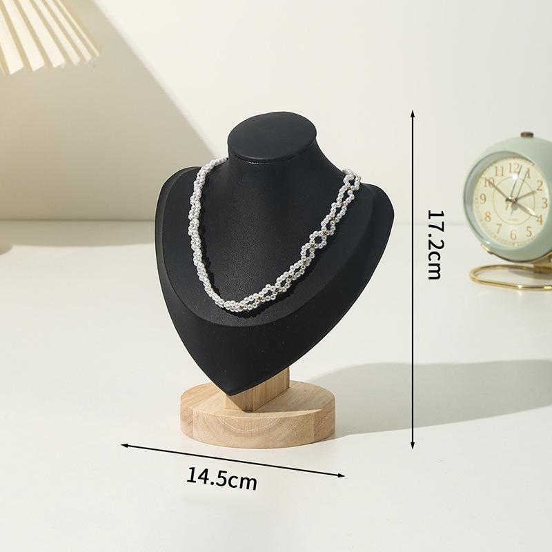 Necklace Jewelry Shelf Display Stand High-end Portrait Neck Model Jewelry Jewelry Display Props
