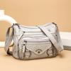 PU Women's Bag Middle-aged Messenger Bag Mother Bag