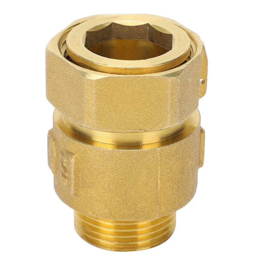 Check Valve Brass Material 1‑Way Streamline Water Meter Thread Reflux Control Tool DN20x25