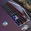 Y-FRUITFUL K137 Проводная механическая клавиатура 104 клавиши RGB-подсветка Синий/красный переключатель Игровая клавиатура