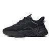 Originals Ozweego Leather Comfortable Durable Low-Top Sports Casual Shoes Kids Sneakers Black EF6295