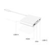 Huawei MateDock Expansion Port Cable Japanese Distributor 2/White (Long Version) [Official Product]