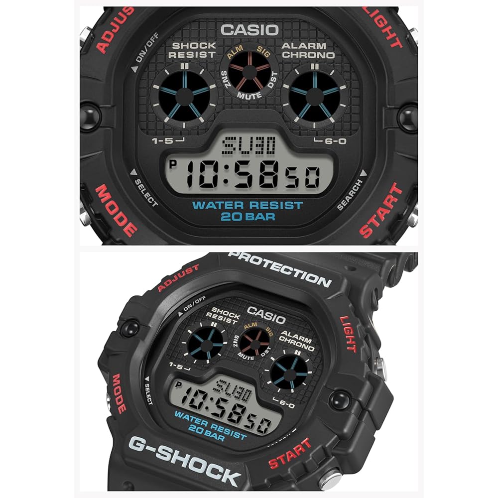 Casio G-Shock DW-5900U-1JF Men's Watch Black Durable Water Resistant Design