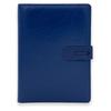 SHOP System Notebook A5 PU Leather Cover 6 Holes Ring Ruled 90 Pages Refill Included Card Pocket Pen Holder OF359 MT's (Navy (Ruled))