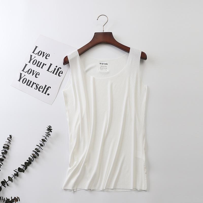 Women's Summer Modal Tank Top - Breathable, Sweat-Absorbent, Solid Color Camisole