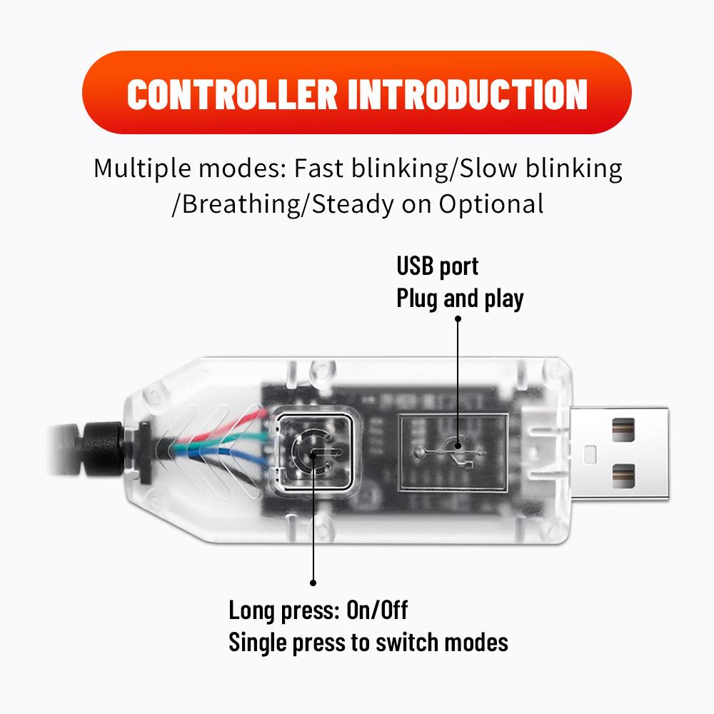Динамическая фара «Демонический глаз» светодиодная универсальная модификация USB беспроводной экран
