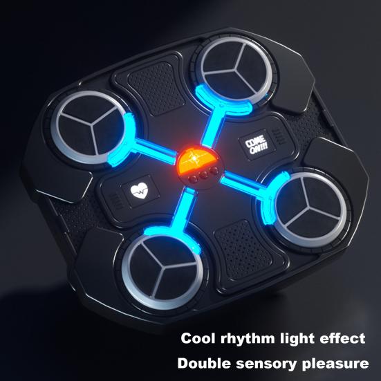 1 комплект музыкальной боксерской машины, настенная, совместимая с Bluetooth, регулируемая, умная, светодиодная, боксерская тренировочная мишень, боксерская подушка, домашний тренажерный зал, тренировочное оборудование