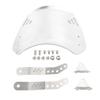 Motorcycle Windshield with Bracket Aluminum Windproof Waterproof Universal Fit Front Flyscreen for