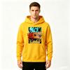 Men's Anime Demon Pattern Print Pullover Hoodie Casual Long Sleeve Hooded Sweatshirt for Daily Wear