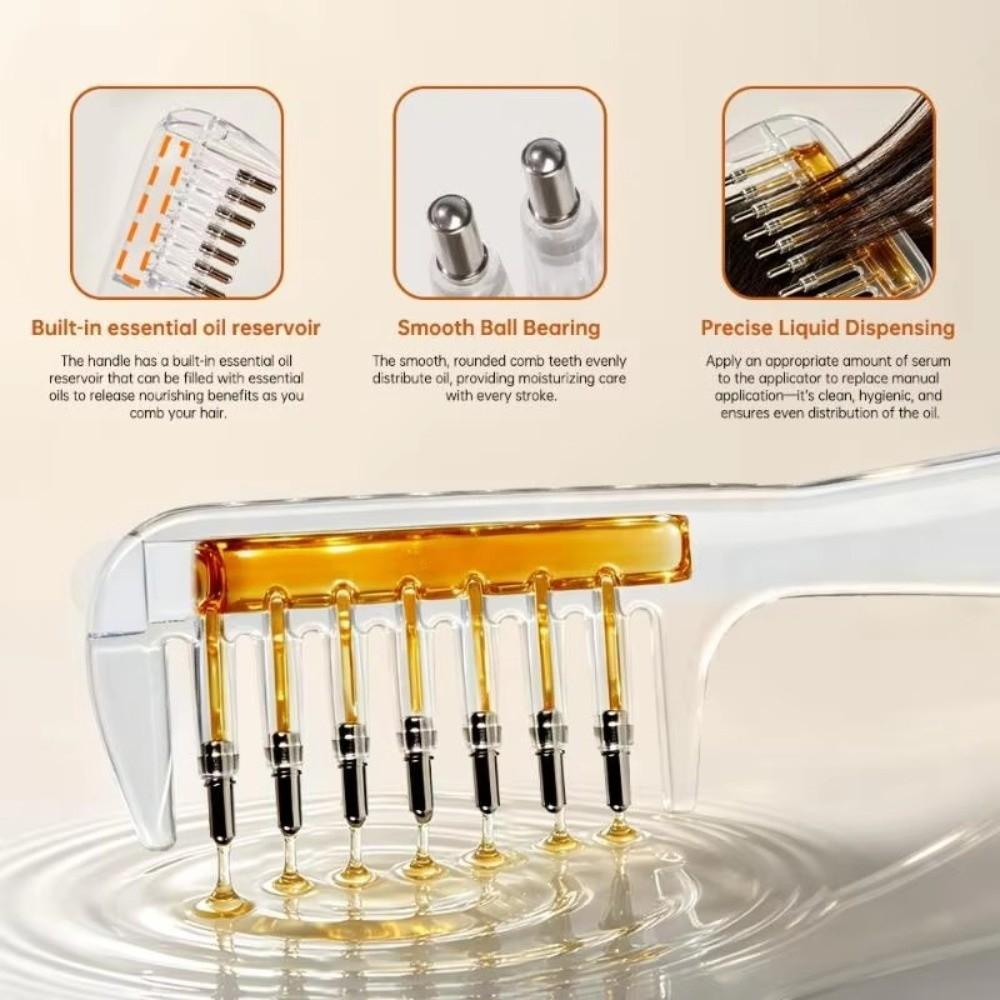 Built-In Liquid Reservoir Hair Firming Applicator Hair Growth Comb Hair Treatment