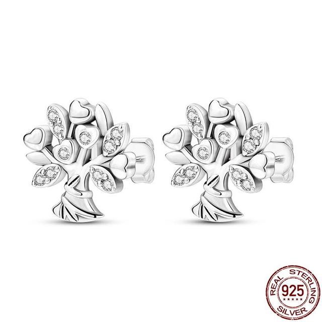 100% настоящие серьги из серебра 925 пробы, снежинка, циркон, в форме сердца, золото, розовое золото, циркон, ювелирные изделия, сверкающий кулон-обруч