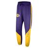 Dri-Fit NBA Los Angeles Lakers Showtime Color Block Letter Lace-Up Quick-Dry Универсальные спортивные повседневные брюки в стиле ретро для мужчин, фиолетовые FQ3237-504