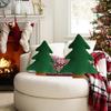 Плюшевая кукла-подушка в виде рождественской елки, мягкая набивная подушка для дивана, декоративная подушка, домашний декор для рождественской вечеринки, подарок